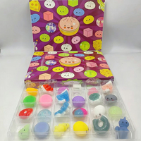 Mainan Promosi Squishy Steamed Bun Pinch Toy Box Set Kalender Advent Mystery Bun Countdown Box Slow Rising Dumpling Fidget Toy
