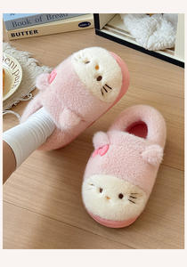 รองเท้าแตะผ้าฝ้ายผ้าใบที่ทนทานเย็บเสริมพื้นยางกันลื่นรองเท้าในบ้านกลางแจ้งสำหรับใช้ในทุกฤดูกาล - Product Image 4