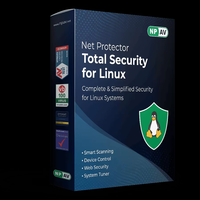 Software de Seguridad Antivirus Net Protector para Linux, 5 Usuarios, con Licencia de 3 Años, Protección Informática Avanzada y Ciberseguridad