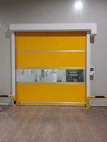 Porte à enroulement moderne en acier inoxydable haute vitesse, résistante au vent, pour atelier, surface finie, garantie 1 an, solution de projet globale