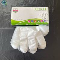 Gants jetables souples de qualité alimentaire personnalisés en gros, emballage à trois soudures latérales pour la cuisine