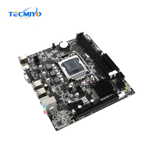 TECMIYO Motherboard H61, Kartu Grafis Terintegrasi LGA 1155 Soket CPU DDR3 Desktop Motherboard
