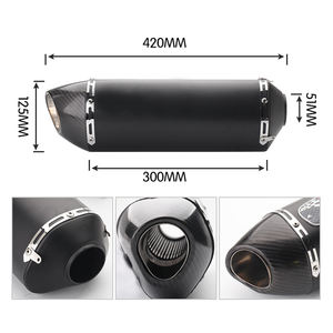 Silencieux d'échappement universel pour <span class=keywords><strong>moto</strong></span> 51 mm Escape <span class=keywords><strong>Moto</strong></span> - Product Image 3