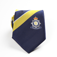Corbata Escolar Formal Personalizada con Logotipo, Corbata a Rayas con Logotipo Personalizado, Corbatas Ecológicas y Duraderas para Uniformes de Negocios