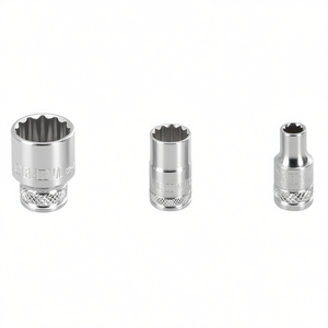 Fervi Polygonal <b>Socket</b> Wrench Normal Series 12mm 10mm <b>8mm</b> Set - Product Image 2