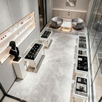 Vitrine à bijoux avec éclairage, présentoir à bijoux, boîte de présentation, vitrines pour bijouterie