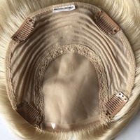 TP36 Stock 100% jungfräuliches Remy Menschenhaar 6x6,5 Injektion Poly Lace Lady Topper Toupet