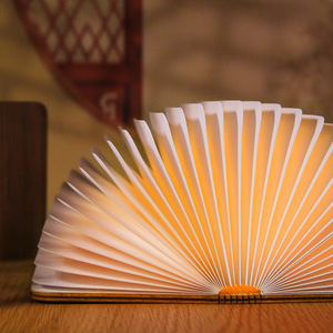 Sản Phẩm Mới Đèn Đọc Sách Phòng Ngủ <span class=keywords><strong>Led</strong></span> Book Night Light Thiết Kế Tùy Chỉnh Folding Tyvek Giấy Battery Operated Trang Trí Nội Thất USB - Product Image 3