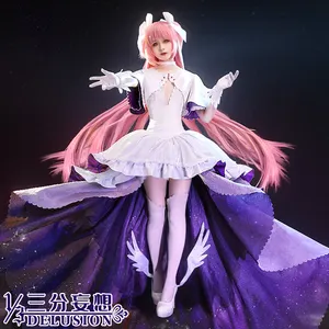 Ultime Mdoka Cosplay magnifique robe longue Kaname Madoka Anime Puella Magi Madoka Magica fête anniversaire Costume