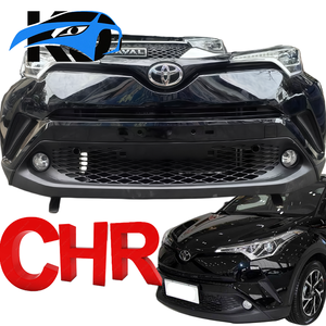 Pare-chocs d'origine 52119F4905 52129F4050, phare, radiateur, condenseur, ventilateur, calandre avant d'occasion authentique pour Toyota C-HR 2018 à 2020 - Product Image 1