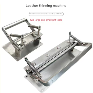 DIY Leder-Spalt- und Schälmachine-Set mit Prägewerkzeug und manuellem Leder-Schäler - Product Image 1