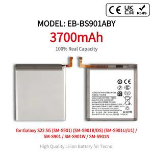 Batterie Premium 3700mAh EB-BS901ABY pour <span class=keywords><strong>Samsung</strong></span> Galaxy S22 5G S901 S901B S901U, batterie de remplacement, prise <span class=keywords><strong>en</strong></span> charge du logo personnalisé - Product Image 1
