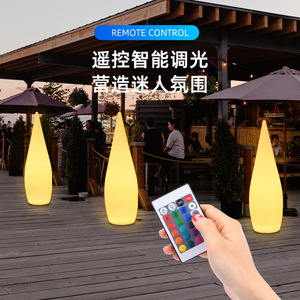 ไฟสวนพลังงานแสงอาทิตย์กลางแจ้งรูปทรงหยดน้ำชุดโคมไฟ LED กันน้ำ IP65 แสงสีขาวนวลสำหรับตกแต่งลานบ้าน - Product Image 4