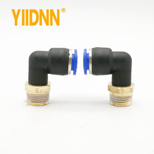 <span class=keywords><strong>PL</strong></span>エルボー4-M5 6-M5空気コネクタ空気圧継手クイック継手1/8 "1/4" 3/8 "1/2" 男性ねじプッシュコネクタ - Product Image 4