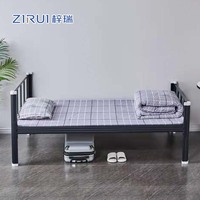 Lit simple en métal pour la vente en gros, mobilier de dortoir scolaire, lit à cadre en acier, pour hôtels aux États-Unis et au Canada, lit simple pour adulte
