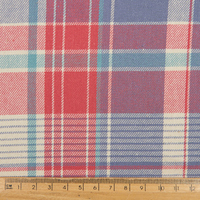 Siap Kirim Kain Katun 100% Combed Pastel Tartan Plaid Berbahan Katun Brushed Lembut Motif Kotak-kotak untuk Rok Anak Perempuan