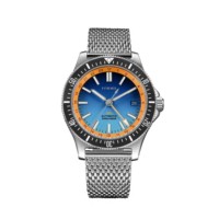 OEM 500 mètres montre de plongée pour hommes en acier inoxydable bracelet en silicone NH34 mécanique GMT mouvement cadran affichage pointeur 22mm bande