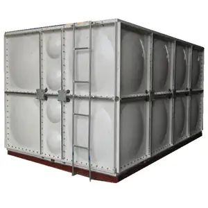 100000 Liter Factory Selling Large Sectional Fiberglass Rectangular SMC Bolted Water Tank