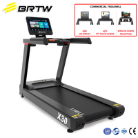 Caminadora Comercial Brightway de Alta Resistencia para Gimnasio, Equipo de Entrenamiento Cardiovascular, Caminadora Eléctrica Multifuncional