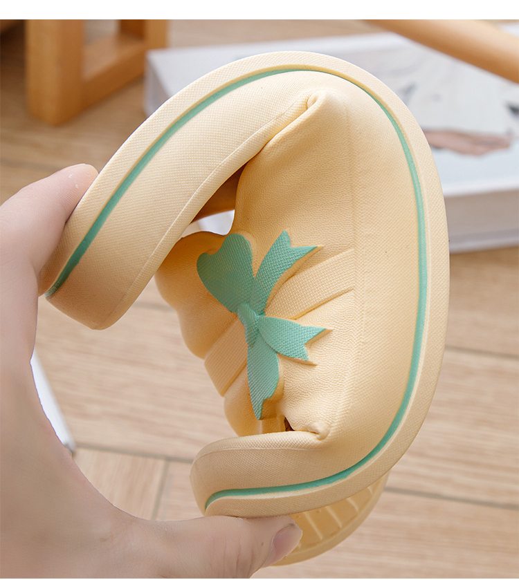 2023 Bow Tie Ladies Beach Shoes Girls EVA Thick Sole Sandals Shoes Slides Shoes Slippers