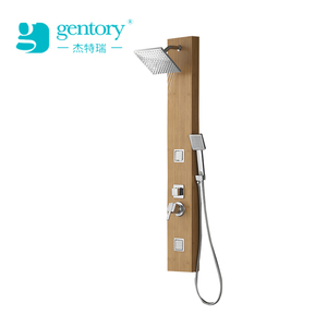 Beiyi — panneau <span class=keywords><strong>de</strong></span> douche <span class=keywords><strong>en</strong></span> <span class=keywords><strong>bambou</strong></span>, panneau <span class=keywords><strong>en</strong></span> acier inoxydable, ES003-Z - Product Image 1