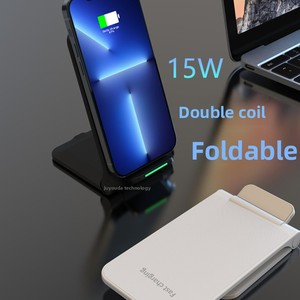 Supporto di Ricarica Wireless 15W Pieghevole con Porta Type-<span class=keywords><strong>C</strong></span> Modello S25 per <span class=keywords><strong>iPhone</strong></span> e Telefoni Cellulari, Caricatore Rapido - Product Image 5