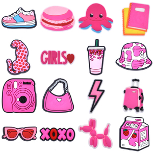 Accesorios Decorativos para Calzado de la Marca LZ, Clips para Zapatos de PVC, Adornos para Sandalias y Pantuflas, Color Rosa, para Mujeres - Product Image 2