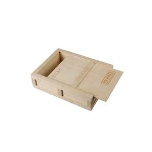 Natural Color Handmade Rectangle Sliding Lid Storage Wooden Jewelry <b>Box</b> Laser Engraved Gift <b>Wood</b> Wholesale Customized MDF Solid - Product Image 1