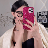 Étuis de téléphone en feuille d'étain électrolytique de concepteur pour les couvertures mobiles de marques célèbres pour iPhone 16 15 14 13 12 11 7 8 Plus XR XS Max