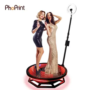 Hot Sale Camera 360 Degree Photo Booth Enclosure Backdrop Selfie 360 Photo Booth For 4 People