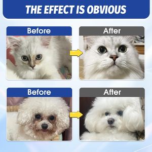 Vente en gros de poudre pour enlever les taches de déchirure pour chiens et chats Supplément de prévention des taches de déchirure pour animaux de compagnie - Product Image 2