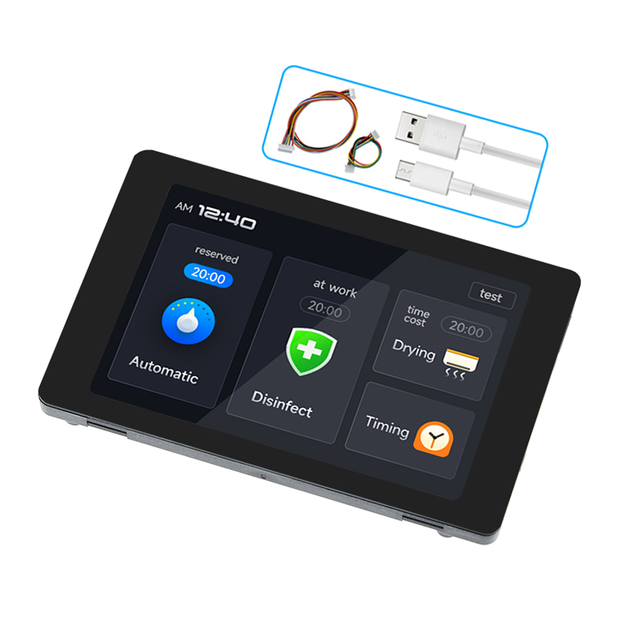 1PCS ESP32 Development Board - WT32-SC01 PLUS With 3.5 inch 320X480 Capacitive Multi-Touch LCD Screen Built-In Bluetooth Wifi