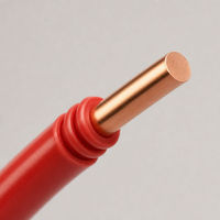 Câble électrique en cuivre monoconducteur isolé en PVC rond, codé par couleurs, pour éclairage, prises et interrupteurs (vente en gros)