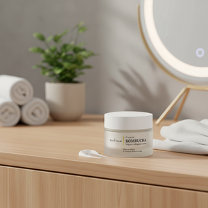Herbloom Kombucha Vegan Collagène Crème Corporelle Haute Qualité 50mL pour Nourrir Votre Peau - Product Image 3