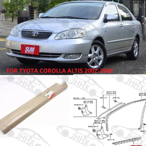 แผ่นกันสึกประตูหน้า-หลัง สำหรับรถยนต์โตโยต้า โคโรลล่า อัลติส ปี 2001 <span class=keywords><strong>2002</strong></span> 2003 2004 2005 2006 - Product Image 3