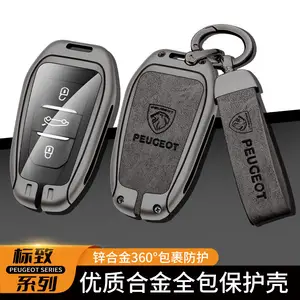 Cangkang penutup casing kunci kulit paduan seng untuk Peugeot 208 308 408 508 2008 3008 4008 5008 Citroen C1 C2 C3-XR C4 C6 Picasso