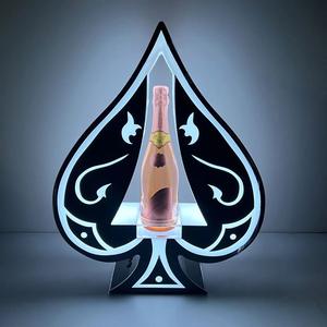 Перезаряжаемая акриловая бутылка шампанского Glory Pades VIP Demo из прочного металла для рекламных целей - Product Image 2