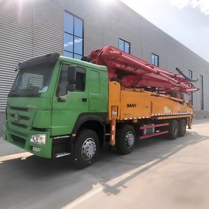 <span class=keywords><strong>Camion</strong></span> à flèche hydraulique SINOTRUK HOWO Diesel 53m, <span class=keywords><strong>pompe</strong></span> à béton 120m/h avec châssis Howo, moteur 371 ch, <span class=keywords><strong>prix</strong></span> d'usine - Product Image 1