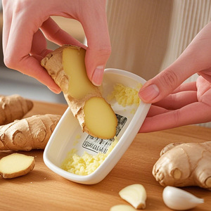Ginger <b>Grinder</b> Manual Garlic Mincer Food Grade <b>Herb</b> Spice Tool For Kitchen Use - Product Image 1