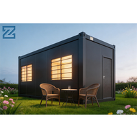 Maison conteneur modulaire préfabriquée 20ft 40ft, anti-sismique, mobile, antirouille, résistante au vent, pour école, chambre, salon