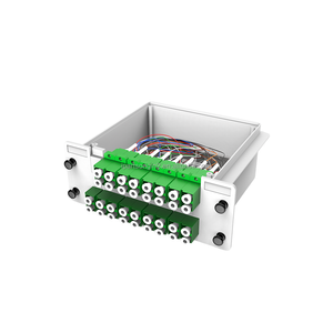 ตัวแยกสัญญาณไฟเบอร์ออปติกแบบคาสเซ็ต LC APC/UPC PLC Splitter 1x2/4/8/16/32 ชนิด LGX สำหรับ FTTH PON ODF Cabinet - Product Image 2