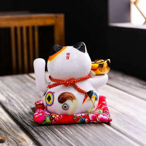 Simplee — chat chanceux original <span class=keywords><strong>en</strong></span> <span class=keywords><strong>céramique</strong></span>, décoration pour animal de compagnie, chat chanceux, lanière pour Amass, nouveau design 2020 - Product Image 5