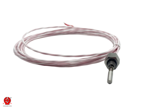 Sonde en L Pt100 RTD WZPM, capteur de température pour roulement à billes, montage à angle droit, gaine en acier inoxydable - Product Image 6