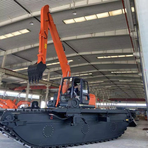 <span class=keywords><strong>Hk300sd</strong></span> 4 Amfibische Graafmachine 36 Ton Drijvende Ponton Moeras Baggermachine Voor Riviermeermoeraswerk - Product Image 1
