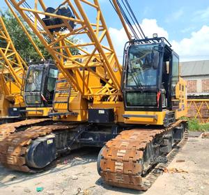 מנוף זחלילי מיני <span class=keywords><strong>XCMG</strong></span> רשמי משומש מדגם XGC55, מנוף נייד קטן 55 טון במצב טוב - Product Image 2