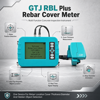 Medidor de Cubierta de Varillas GTJ RBL+ Escáner de Refuerzo de Hormigón Portátil Probador NDT con Kit de Software de Datos USB