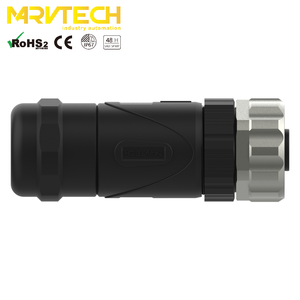 Conector Marvtech Hembra M12 de 4, 5 y 8 Polos para Ensamblaje en Campo, para Automatización Industrial, Cajas de Sensores/Actuadores - Product Image 4