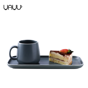 Vendita calda un pezzo stile nordico grigio opaco <span class=keywords><strong>colazione</strong></span> <span class=keywords><strong>porcellana</strong></span> caffè mugds <span class=keywords><strong>set</strong></span> di stoviglie/ceramica <span class=keywords><strong>set</strong></span> da cena per la casa o regalo - Product Image 5