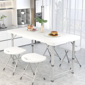 Vòng nhựa trestle gấp bảng với ổn định hàng đầu và mạnh mẽ bảng chân nóng bán hình chữ nhật gấp bảng - Product Image 2