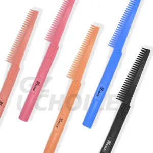 Afro Hair Style Comb Dreads Braiding Comb Twisting for Wig Color and Logo Custom Beard Hair Bangs